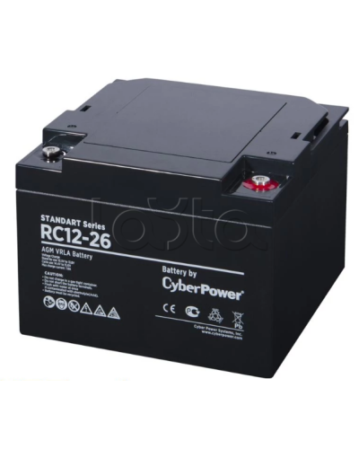 Аккумуляторная батарея CyberPower RC 12-26 в Новороссийске Электротехническое оборудование Pintop.ru