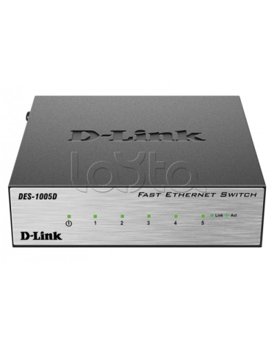 Коммутатор 5-портовый D-Link DES-1005D/O2B в Новороссийске Коммутаторы Pintop.ru