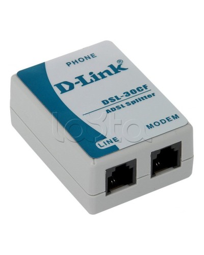 Сплиттер ADSL D-Link DSL-30CF/RS в Новороссийске Маршрутизаторы, Роутеры и Точки Доступа Pintop.ru
