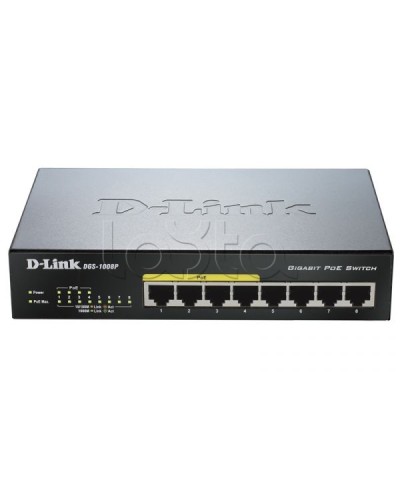 Коммутатор D-Link DGS-1008P/E1A в Новороссийске Коммутаторы Pintop.ru