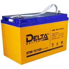 Аккумулятор свинцово-кислотный Delta DTM 12100 L
