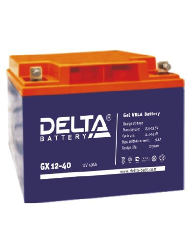 Аккумулятор свинцово-кислотный Delta GX 12-40 в Новороссийске Электротехническое оборудование Pintop.ru