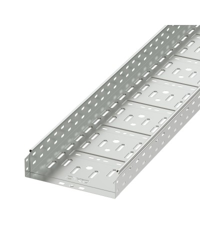 Лоток перфорированный 300х80 L2000, горячеоцинкованный DKC 35315HDZ в Новороссийске Кабельные лотки Pintop.ru