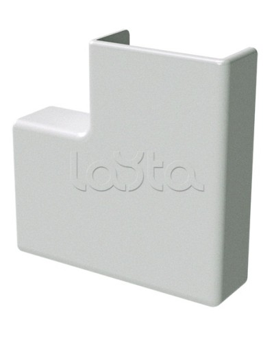 Угол плоский белый 22x10 DKC (00407R) в Новороссийске Аксессуары для кабель-канала Pintop.ru