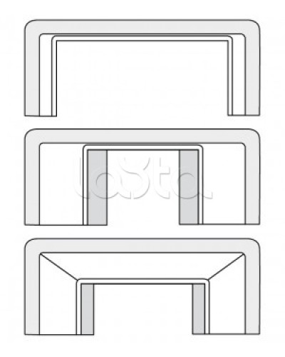 Набор адаптеров для миниканалов DKC 10133 в Новороссийске Аксессуары для кабель-канала Pintop.ru