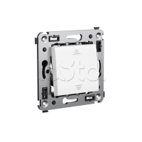 Выключатель одноклавишный в стену, "Avanti", "Ванильная дымка" DKC 4405103