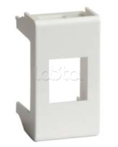 Адаптер для информационных разъемов SIEMON, «Viva», 1 мод., белый DKC 45008 в Новороссийске Аксессуары для стоек и шкафов Pintop.ru