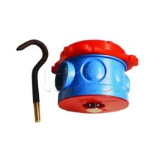 Коробка потолочная с крюком для заливки в бетон, д.70х57мм DKC 59383