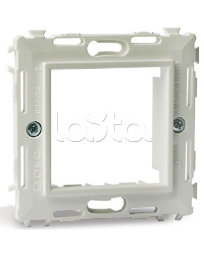 Каркас на 2 модуля (одноместный), черный RAL 9005 DKC (75020N) в Новороссийске Аксессуары для кабель-канала Pintop.ru