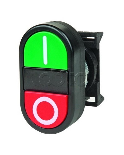 Кнопка двойная плоская, черная DKC ABFTM в Новороссийске Кнопки выхода Pintop.ru