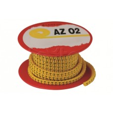 Колечко маркировочное -, 1,3-2,5мм. черное на желтом DKC AZO211BY