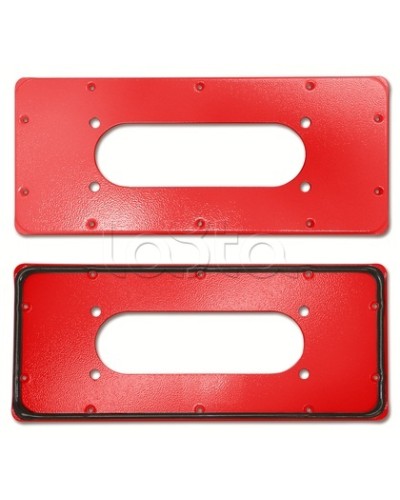 Фланец красный для ST с перф. Тип 3 DKC R5FPST01-RAL3000 в Новороссийске Аксессуары для стоек и шкафов Pintop.ru