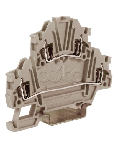 Зажим, серый, 1,5 кв.мм DKC ZHD200GR-RET в Новороссийске Держатели, клипсы, скобы Pintop.ru