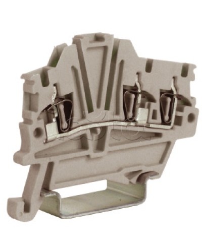 Зажим 1,5 кв.мм серый 1 ввод/2 вывода DKC ZHM410GR в Новороссийске Держатели, клипсы, скобы Pintop.ru