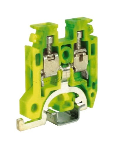 Зажим для заземления желт.зелен 2,5 кв.мм DKC ZTR110 в Новороссийске Крепежные изделия Pintop.ru