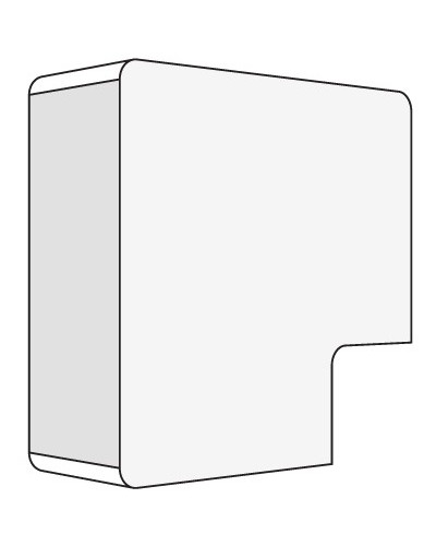Угол плоский 40x17 белый DKC 00425R в Новороссийске Аксессуары для кабель-канала Pintop.ru