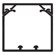 Кабель-канал 80x60 с крышкой с направляющими для установки разделителей TA-GN DKC 01785