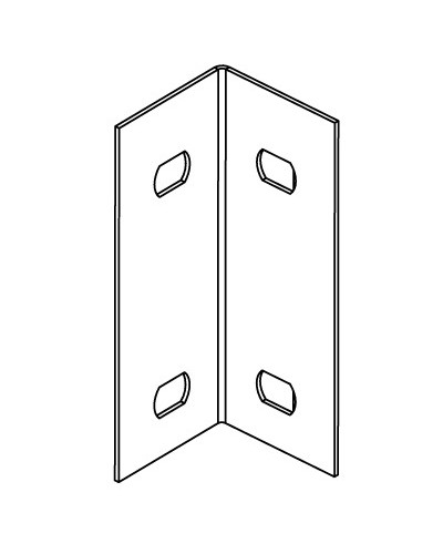 Уголок опорный FR TC/RRC/RRD/RRS на H 50 DKC 30199 в Новороссийске Аксессуары для лотков Pintop.ru