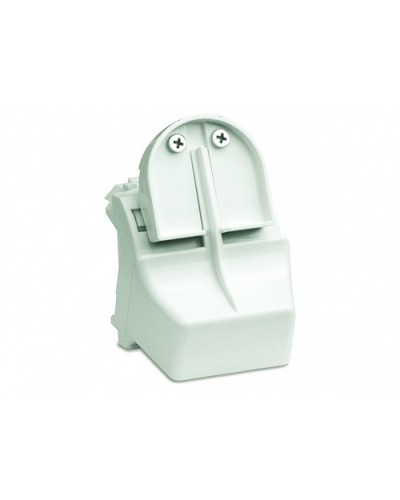 Адаптер для оптоволоконных разъемов 2хST, c системой пломбировки, белый, 2мод. DKC 76618B в Новороссийске Аксессуары для стоек и шкафов Pintop.ru