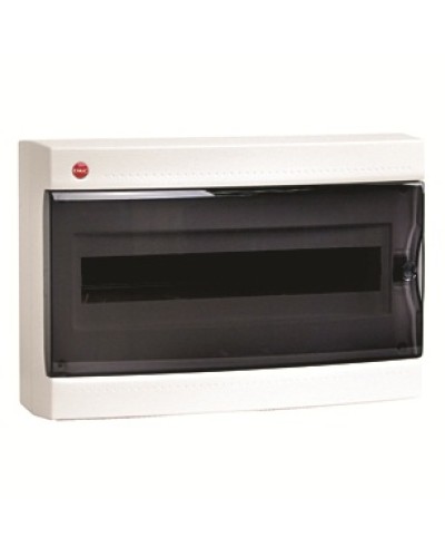 Щиток настенный-18з проз/дв IP40 бел +2 клем.бл ДКС 84918 в Новороссийске Боксы для автоматов Pintop.ru