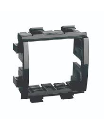 Каркас под 2 модуля Brava, чёрный DKC (F0000MB) в Новороссийске Блоки розеток Pintop.ru