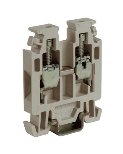 Зажим 2,5 кв.мм серый DKC ZRN500GR в Новороссийске Крепежные изделия Pintop.ru