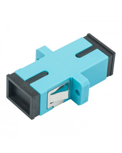 Адаптер оптический проходной SC-SC, OM3, симплекс (simplex), бирюзовый Datarex DR-540023 в Новороссийске Коммутационные изделия Pintop.ru