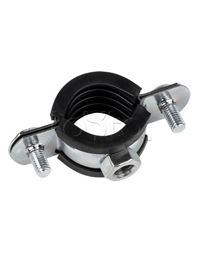 Хомут стальной 3/8 (15-19 мм), с уплотнителем EKF (hsu1038) в Новороссийске Стяжки-хомуты Pintop.ru