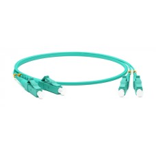 Патч-корд волоконно-оптический MM50/125 LC-LC duplex LSZH 30 м Hyperline FC-D2-503-LC/PR-LC/PR-H-30M-LSZH-AQ