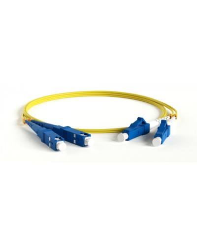 Патч-корд волоконно-оптический Hyperline FC-D2-9-LC/UR-ST/UR-H-30M-LSZH-YL в Новороссийске Патч-корды оптические Pintop.ru