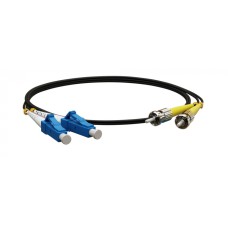 Патч-корд волоконно-оптический Hyperline FC-D2-9-LC/UR-ST/UR-H-3M-LSZH-BK