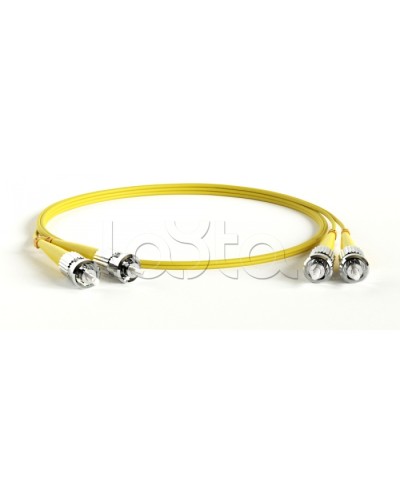 Патч-корд волоконно-оптический Hyperline FC-D2-9-ST/UR-ST/UR-H-3M-LSZH-YL в Новороссийске Патч-корды оптические Pintop.ru