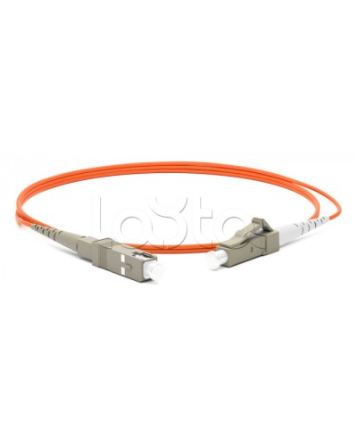 Патч-корд волоконно-оптический Hyperline FC-S2-62-LC/PR-SC/PR-H-1.5M-LSZH-OR в Новороссийске Патч-корды оптические Pintop.ru