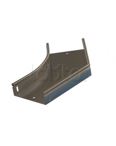 Угол 45° горизонтальный плавный Hyperline RST-AHS45-50-50-0,8-R100-SZ в Новороссийске Аксессуары для лотков Pintop.ru