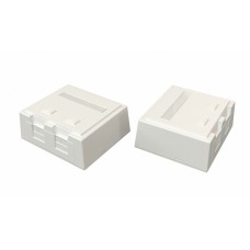 Корпус настенной розетки Hyperline (SBB4-2-WH)