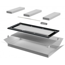 ITK LINEA N Дверь стеклянная 600мм шкафа 33U чер. (LN05-33U6X-DR)