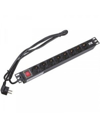 Блок розеток на 8 розеток 19 ITK PH22-9D1 в Новороссийске Блоки розеток Pintop.ru