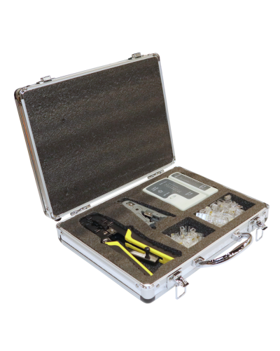 Набор инструментов для изготовления и тестирования патч-кордов LANMASTER LAN-NT-TK/PATCH-TST в Новороссийске Аксессуары для стоек и шкафов Pintop.ru