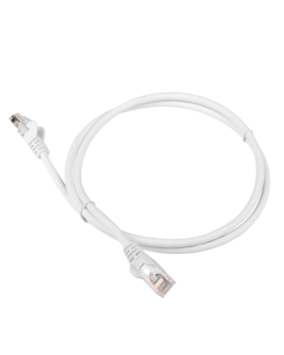 Патч-корд LANMASTER LSZH UTP кат.5e, 0.3 м, белый LANMASTER LAN-PC45/U5E-0.3-WH в Новороссийске Патчкорды (медные) Pintop.ru