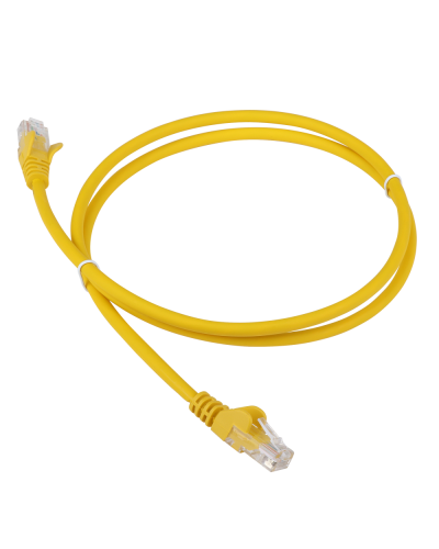 Патч-корд LANMASTER LSZH UTP кат.5e, 0.3 м, желтый LANMASTER LAN-PC45/U5E-0.3-YL в Новороссийске Патчкорды (медные) Pintop.ru