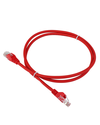 Патч-корд LANMASTER LSZH UTP кат.5e, 12 м, красный LANMASTER LAN-PC45/U5E-12-RD в Новороссийске Патчкорды (медные) Pintop.ru