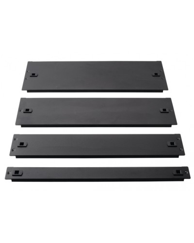 Фальш-панель металлическая 19 1U, быстросъемная, черная LANMASTER LAN-DC-TLMFP-1U в Новороссийске Аксессуары для стоек и шкафов Pintop.ru