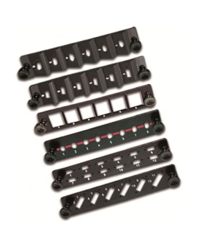 Панель адаптерная на 6 модулей типа Keystone для кросса LAN-FOB10-1P LANMASTER LAN-FP10-6OK в Новороссийске Аксессуары для стоек и шкафов Pintop.ru