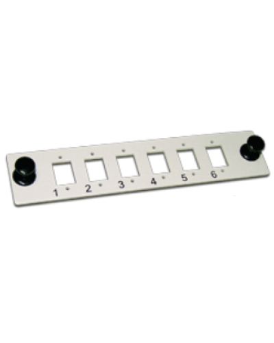 Панель адаптерная на 6 SC адаптеров LANMASTER LAN-FP-SC в Новороссийске Аксессуары для стоек и шкафов Pintop.ru