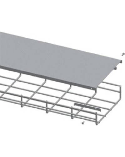 Крышка для лотка шириной 150мм, 1м. LANMASTER LAN-MT-AB150-EZ в Новороссийске Аксессуары для лотков Pintop.ru