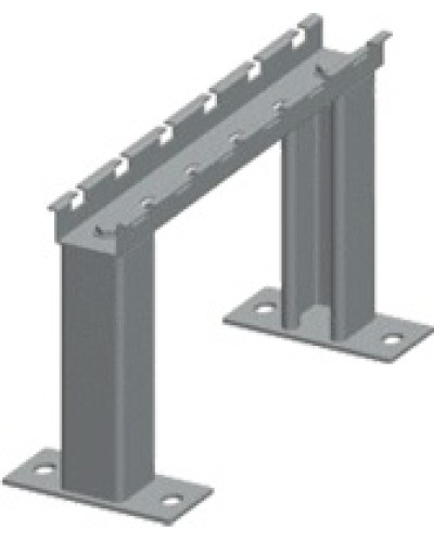 Рама напольная для лотка шириной 150мм LANMASTER LAN-MT-KR150-EZ в Новороссийске Аксессуары для лотков Pintop.ru