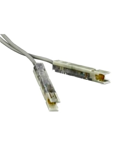 Патч-корд 110 тип - 110 тип, 1 пара, 1 м, серый LANMASTER LAN-P1-P1-1m в Новороссийске Патч-корды и пигтейлы Pintop.ru