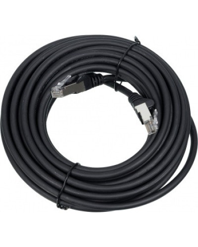Патч-корд LSZH FTP кат.6A, 10 м, черный LANMASTER LAN-PC45/S6A-10-BK в Новороссийске Патч-корды и пигтейлы Pintop.ru