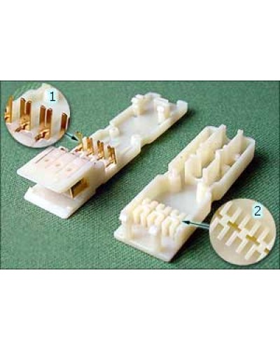 Вилка 2 пары 110 типа LANMASTER LAN-S110P2 в Новороссийске Коннекторы Pintop.ru