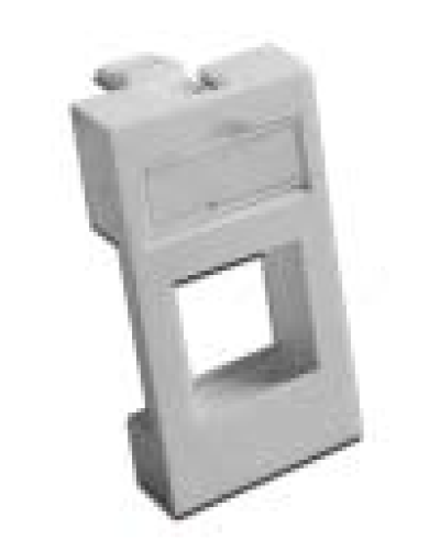 Вставка 22.5x45 без шторок для Кейстоуна LANMASTER LAN-SIP-22R-WH в Новороссийске Коммутационные изделия Pintop.ru